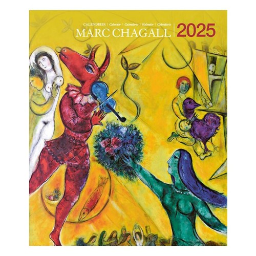 2025 Calendar - Marc Chagall 15.5x18cm - Paris Grand Palais