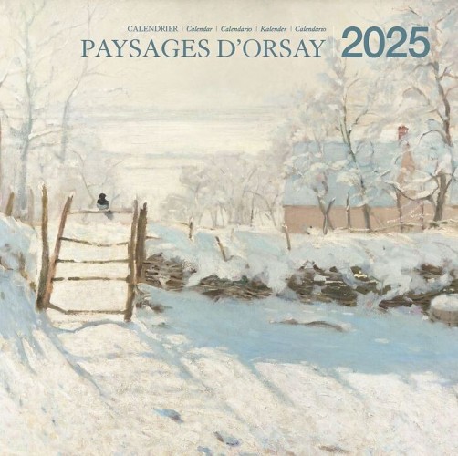 2025 Calendar - Paysages Orsay 30x30cm - Paris Grand Palais