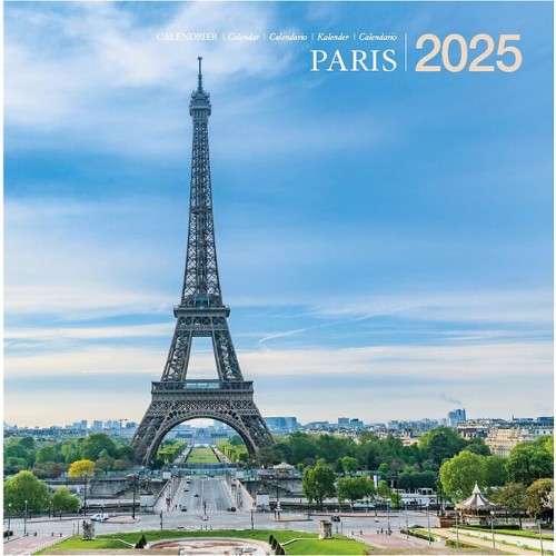 2025 Calendar - Paris 30x30cm - Paris Grand Palais